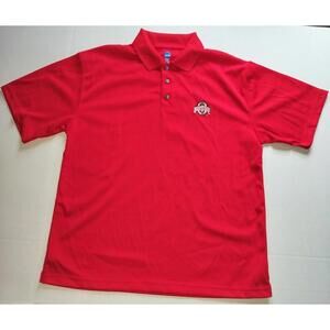 NCAA Ohio State Polo Shirt Size Large
